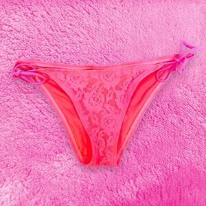 Hot Pink Lace Bikini Bottom